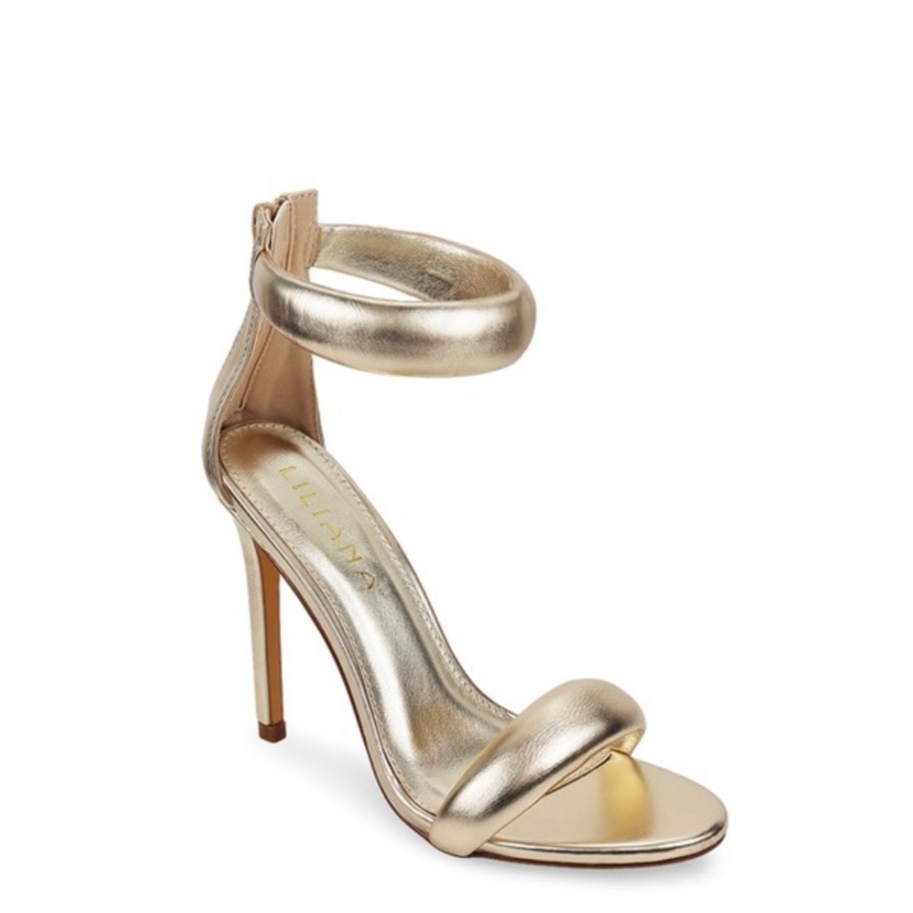 Gold Heeled Sandal